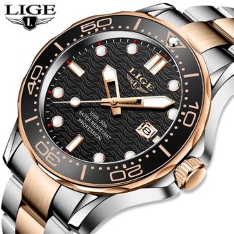 LIGE 8936 Military Wrist Watch