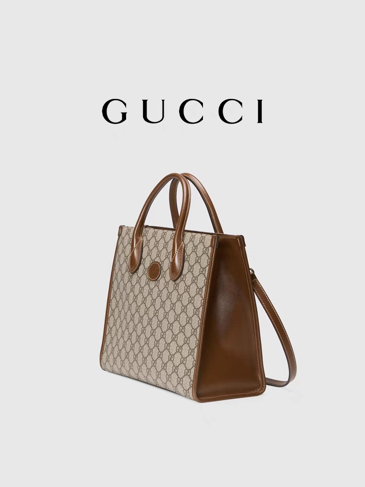 Small GUCCI Designer Supreme Tote Bag GG Mens Designer Tote ODM - Luxury Bags - 3