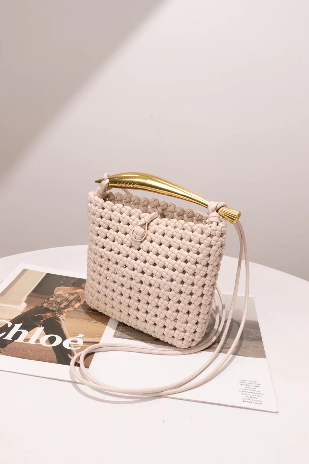 Suivea bag Covelin Woven Shoulder Bag for Women Trendy Crossbody Bag Beach Fashion with Adjustable Strap for Outdoor Vacation - Ladies Handbag - 6