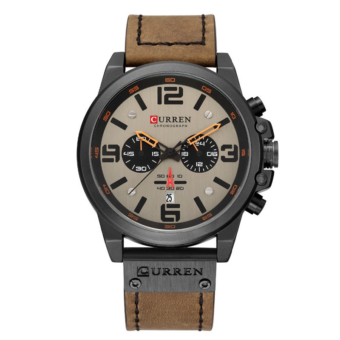 Curren/karen 8314 Men's Watch Sports Six-Hand Quartz Watch Calendar Men's Watch Waterproof Belt Watch