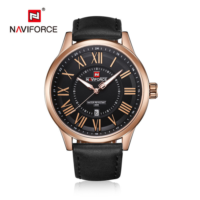 Naviforce Collar Xiang New Style 9126 Men's Belt Waterproof Sports Leisure Wrist Watch Calendar Men Quartz Watch - Luxury Watches - 1