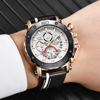 New Style LIGE/LIGE 9996 Multifunctional Waterproof High-End Fashion Classic Domineering Quartz Men's Watch