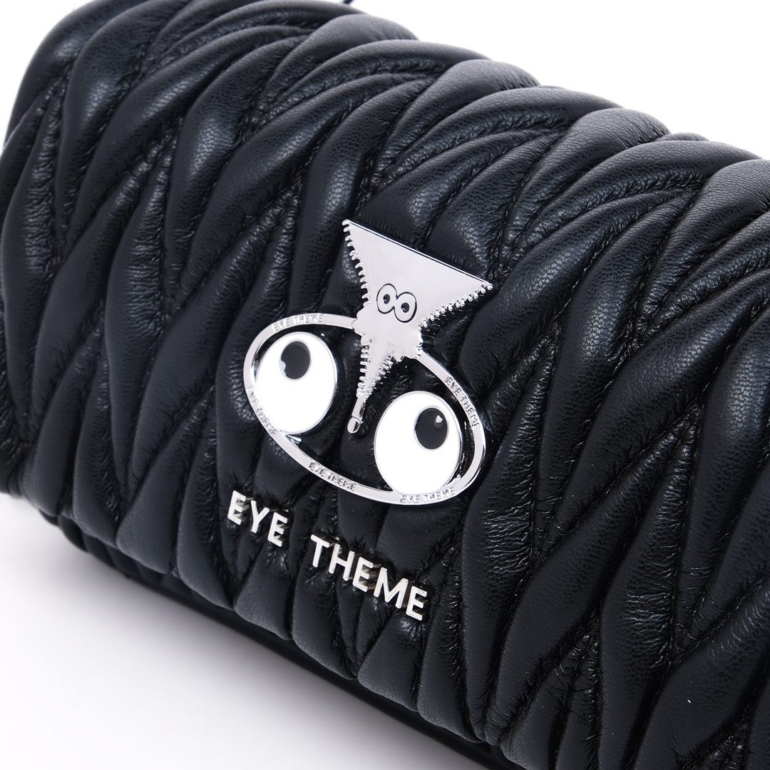 EYE THEME Fashion Purses and Handbags Crossbody Bags for Women,Clutches black - Mini Designer Purses - 6