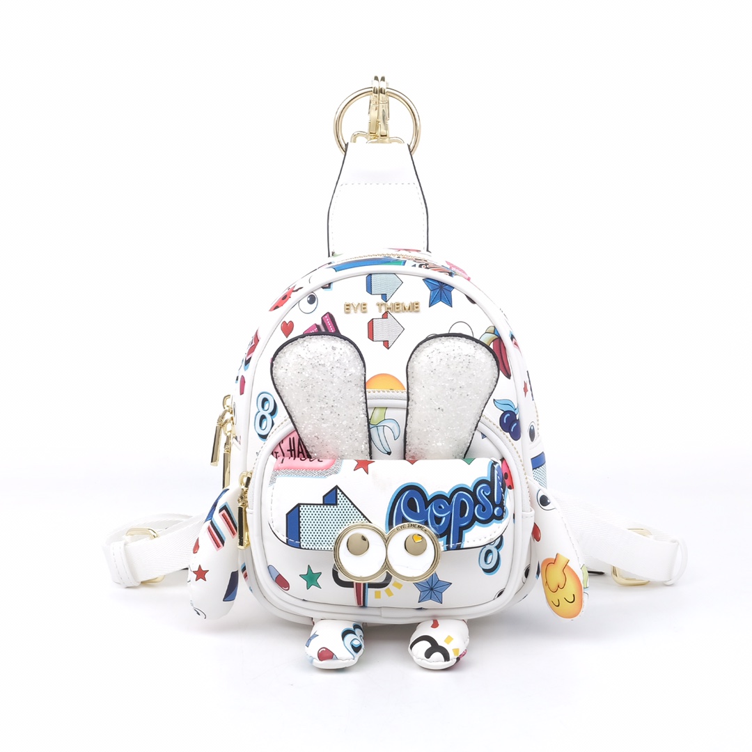 EYE THEME Women's Mini Backpack - Designer Brand Backpack - 1