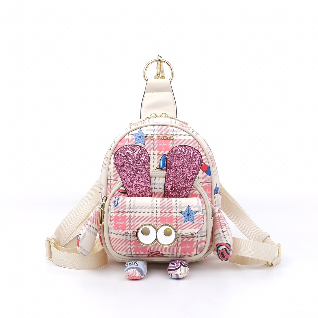 EYE THEME Women's Mini Backpack pink - Designer Brand Backpack - 2