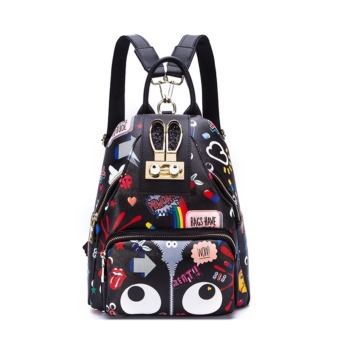 EYE THEME Fashion Backpack Mini Backpack for Women Teenage Girls Purses Backpack