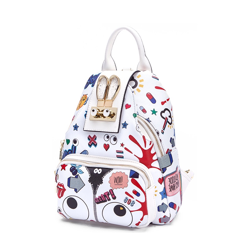 EYE THEME Fashion Backpack Mini Backpack for Women Teenage Girls Purses Backpack - Designer Brand Backpack - 4