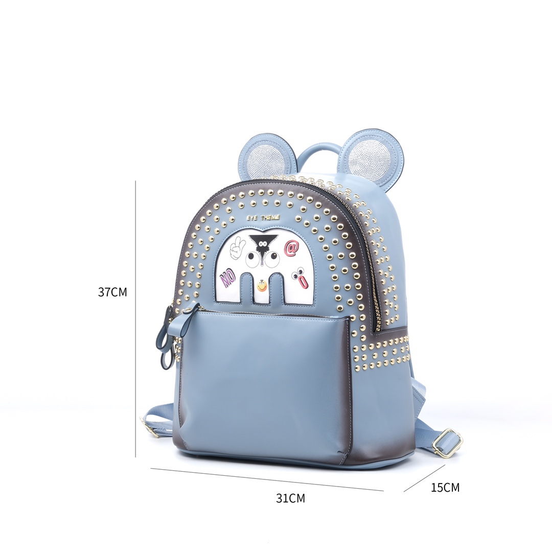 EYE THEME Girls Cute Mini Backpack Small Daypacks - Designer Brand Backpack - 4