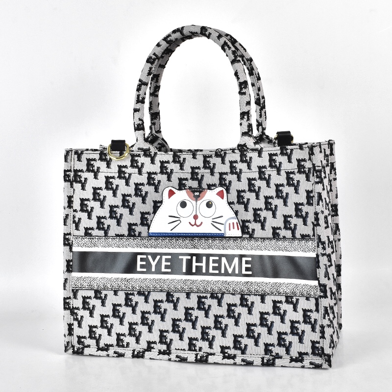 EYE THEME Large Tote Bag,Large Tote Hand bags for Women - Ladies Handbag - 5