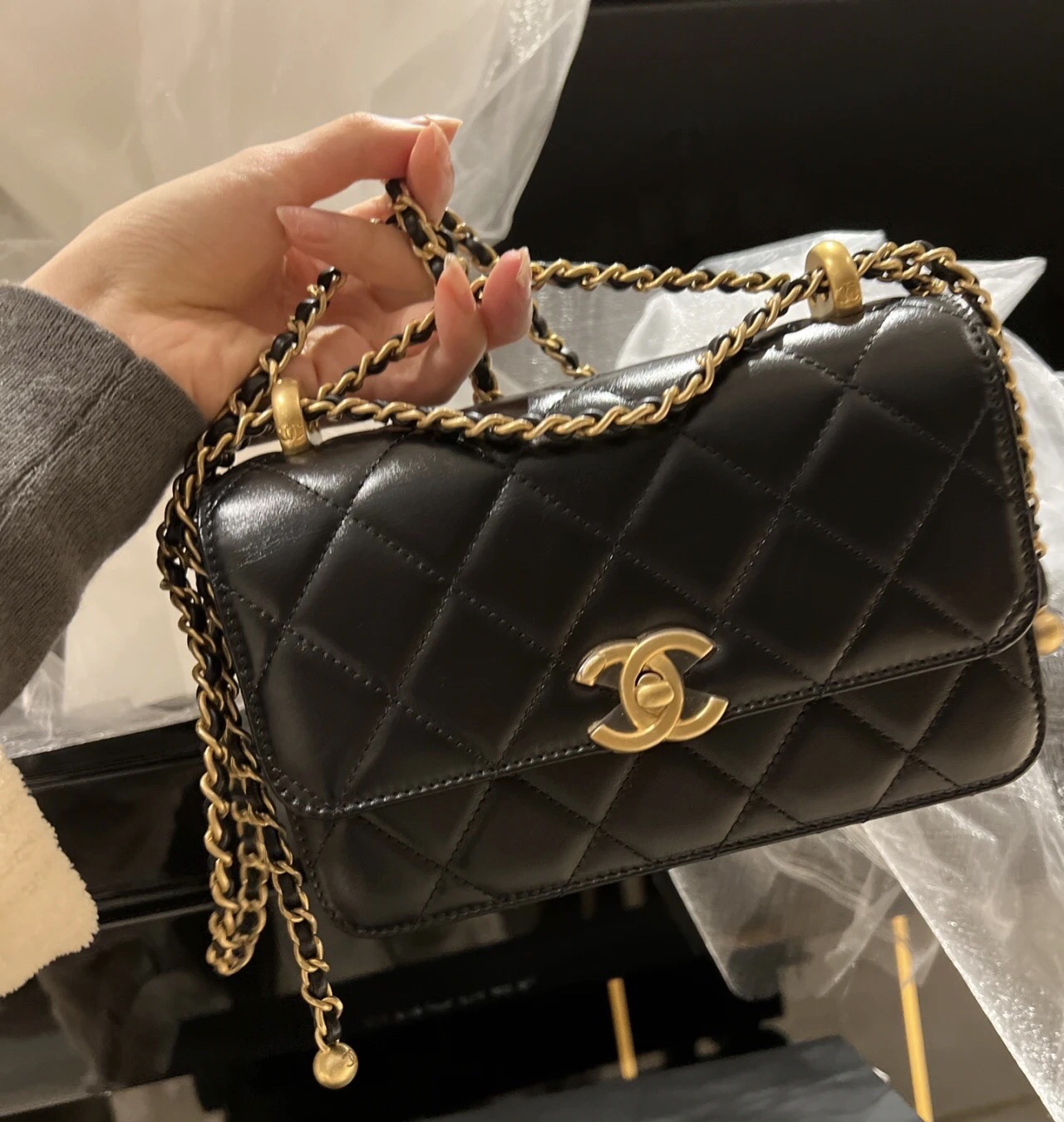 CHANEL Crossbody  Bags for Women Fashion Quilted Shoulder purse with Convertible Chain Strap Classic Satchel Handbag - Luxury Bags - 6