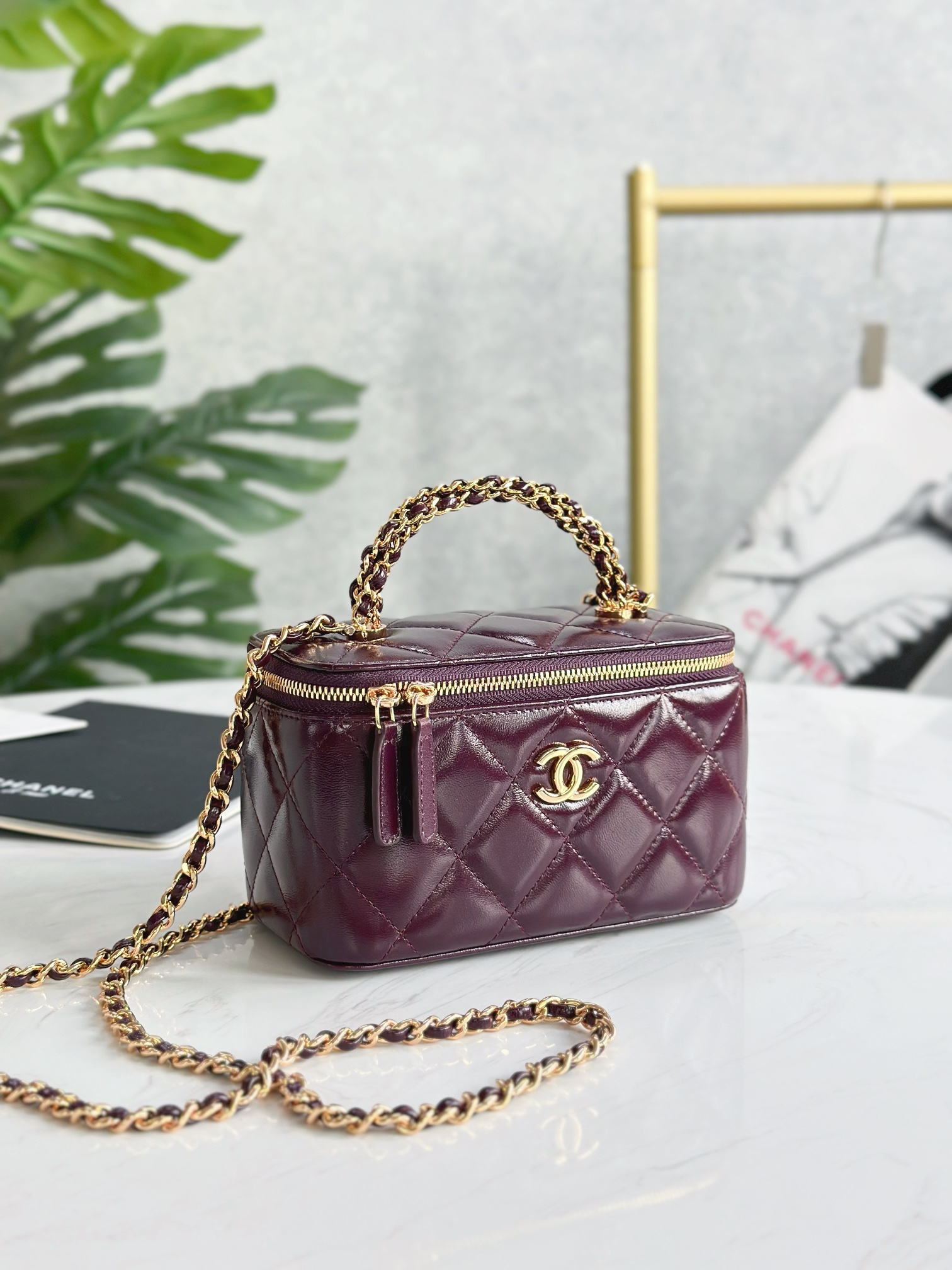 CHANEL Clutch Purses for Women Evening Bag -purple - Luxury Bags - 9