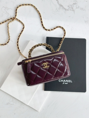 CHANEL Clutch Purses for Women Evening Bag -purple