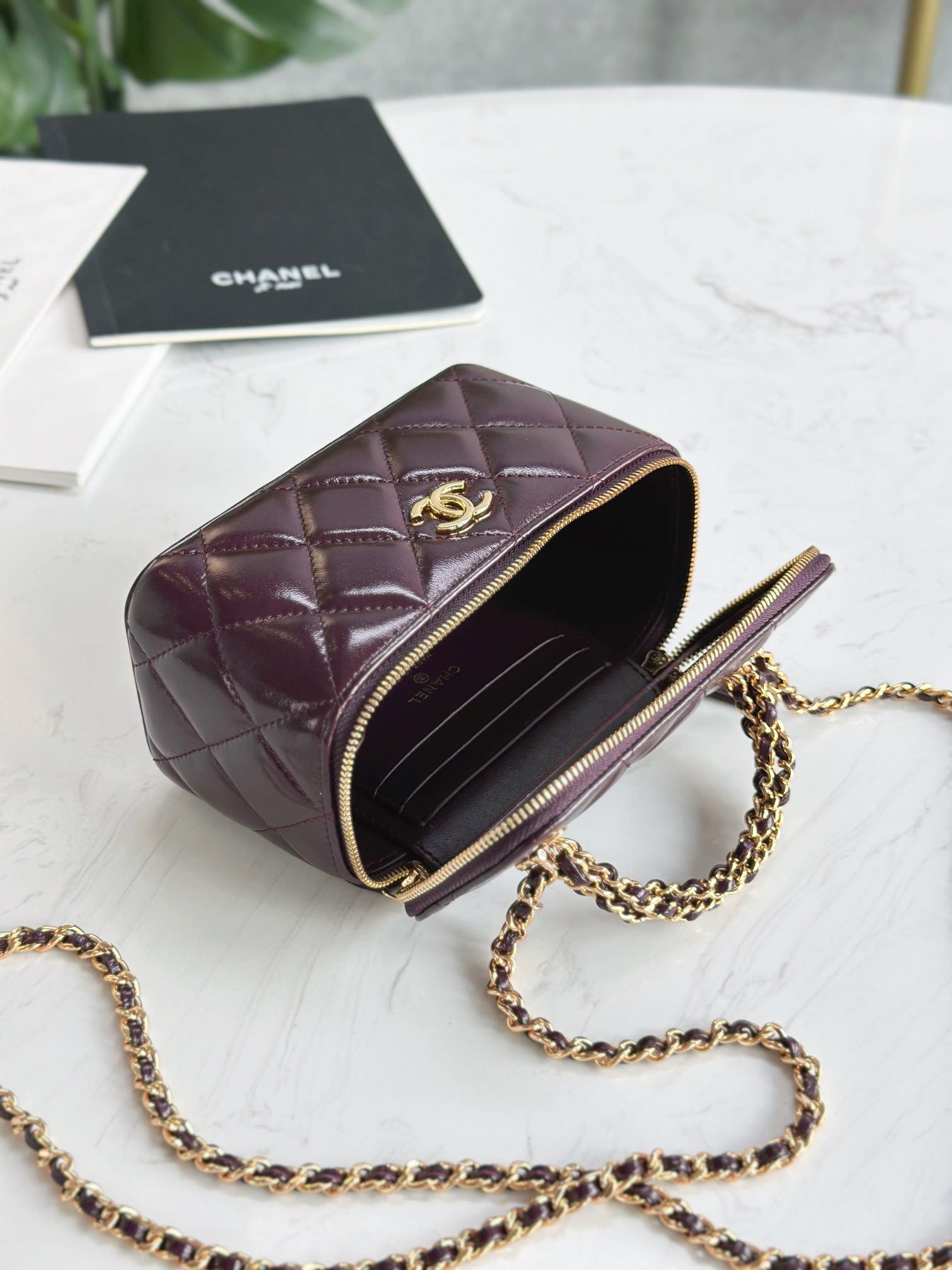 CHANEL Clutch Purses for Women Evening Bag -purple - Luxury Bags - 5