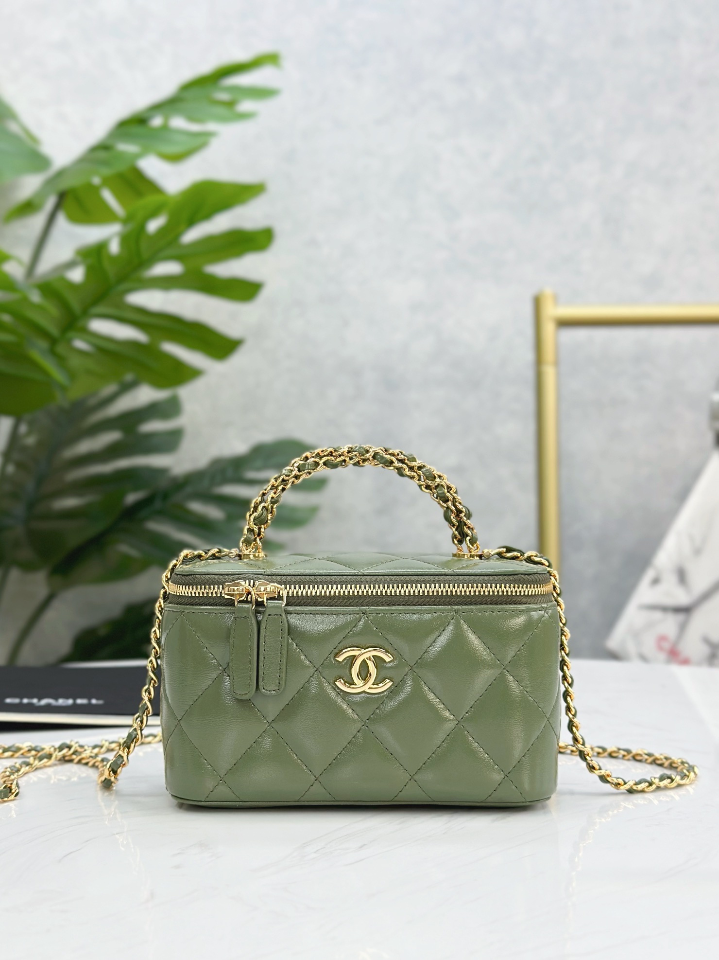 CHANEL Clutch Purses for Women Evening Bag -green - Luxury Bags - 3