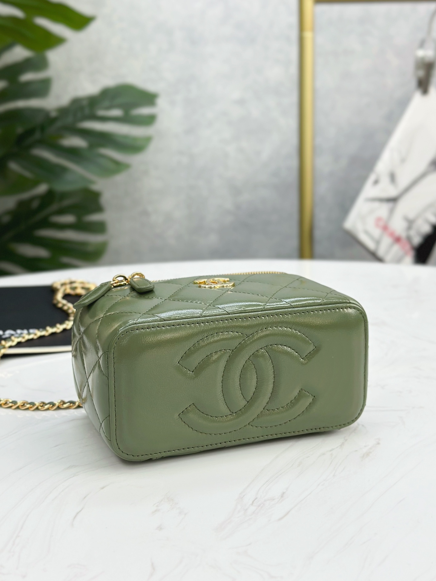 CHANEL Clutch Purses for Women Evening Bag -green - Luxury Bags - 4