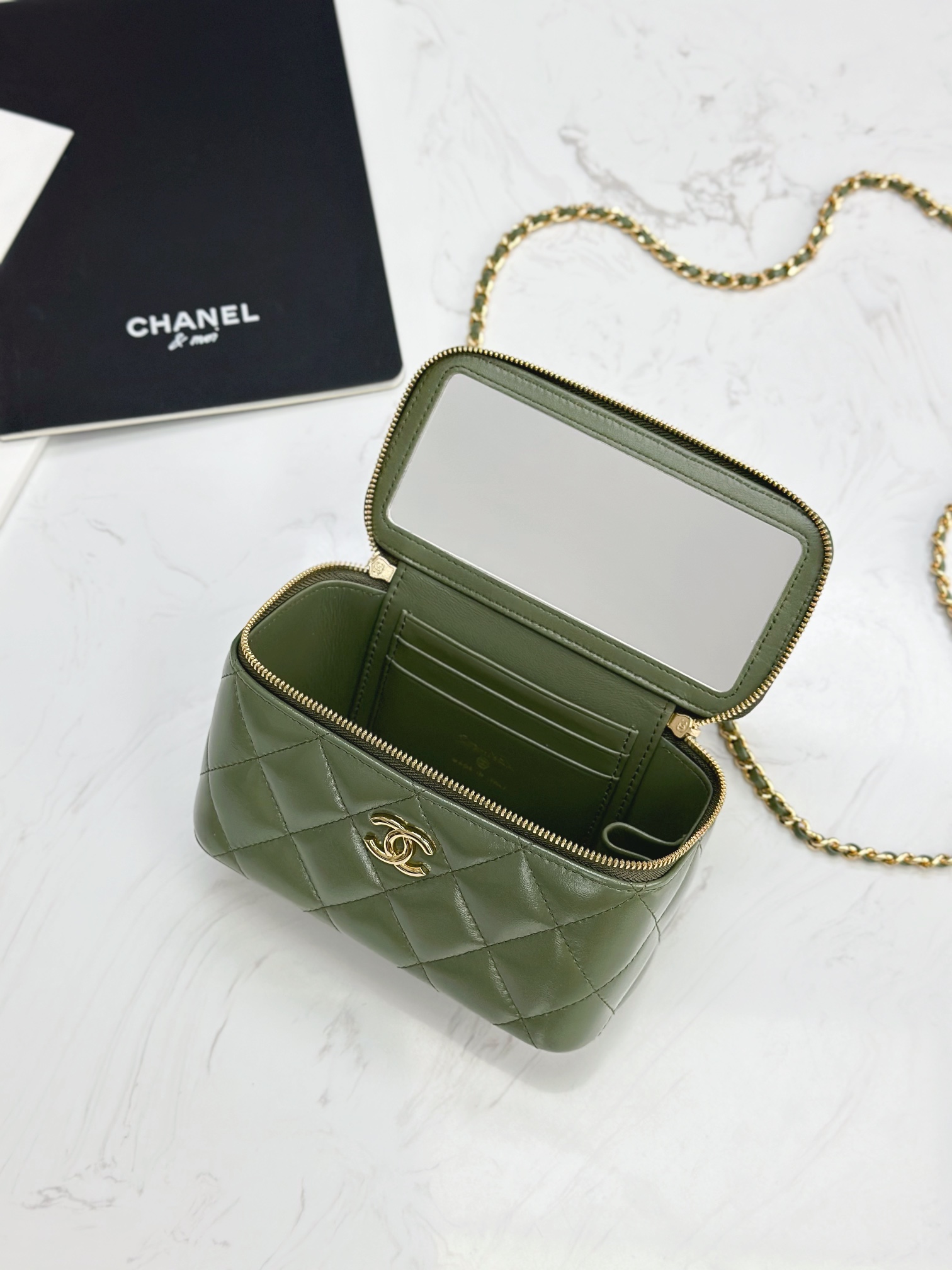 CHANEL Clutch Purses for Women Evening Bag -green - Luxury Bags - 6