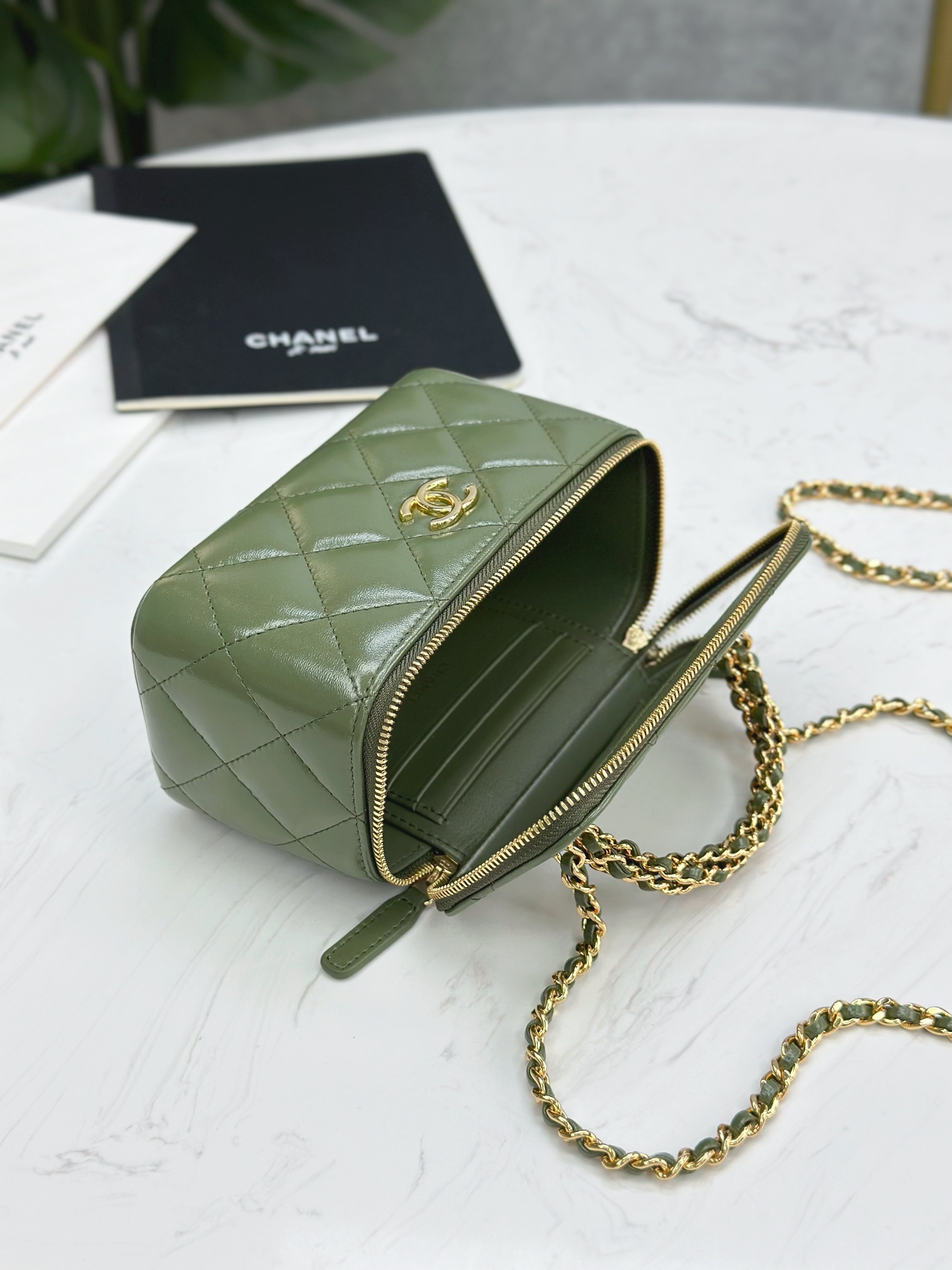 CHANEL Clutch Purses for Women Evening Bag -green - Luxury Bags - 7