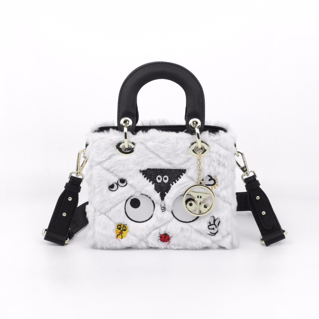 EYE THEME Small  Satchel Crossbody Bag Purse-white - Mini Bag - 1