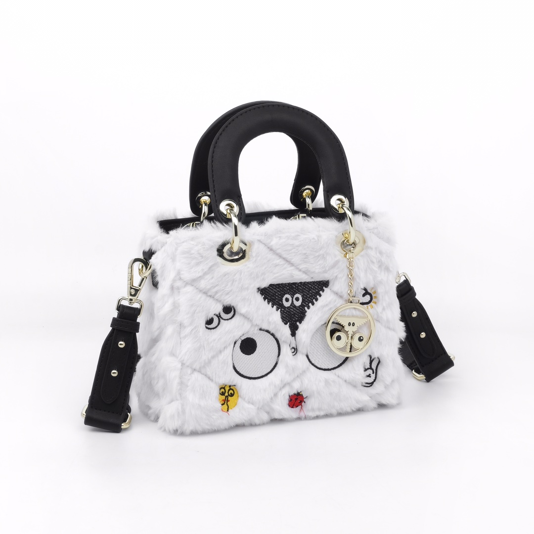 EYE THEME Small  Satchel Crossbody Bag Purse-white - Mini Bag - 2