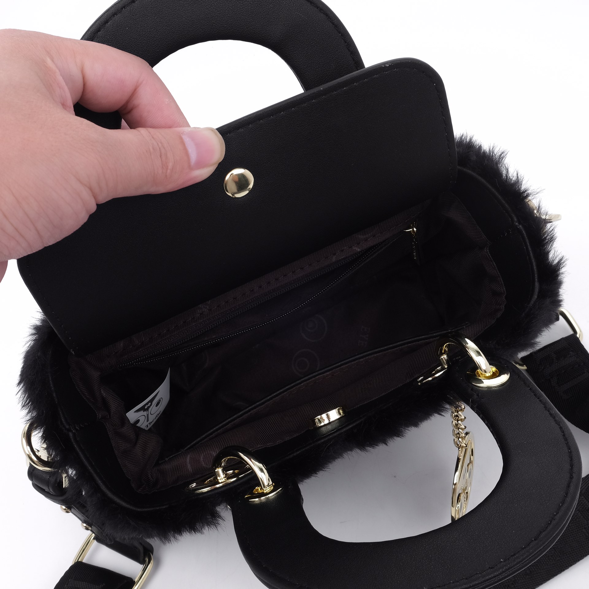 EYE THEME Small  Satchel Crossbody Bag Purse-black - Mini Bag - 9