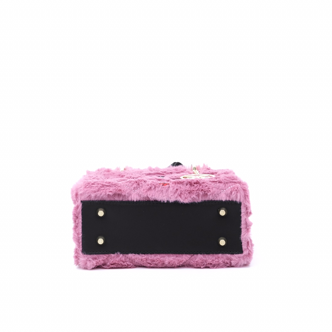 EYE THEME Small  Satchel Crossbody Bag Purse-pink - Mini Bag - 7