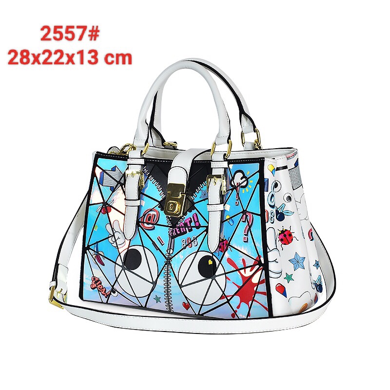 EYE THEME Shopper Tote Bag - Ladies Handbag - 1