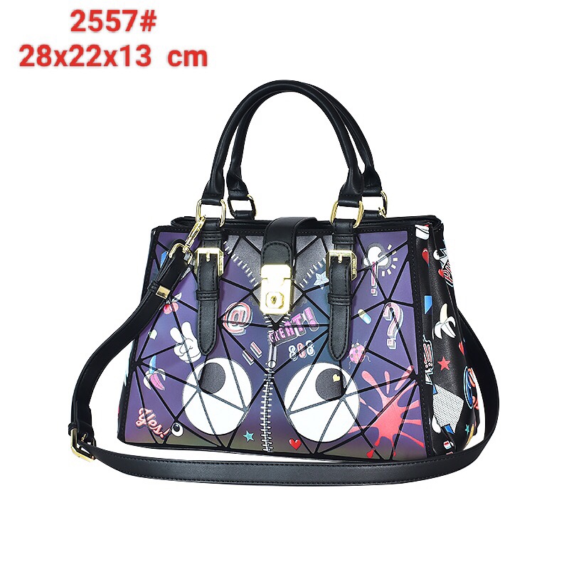 EYE THEME Shopper Tote Bag - Ladies Handbag - 7