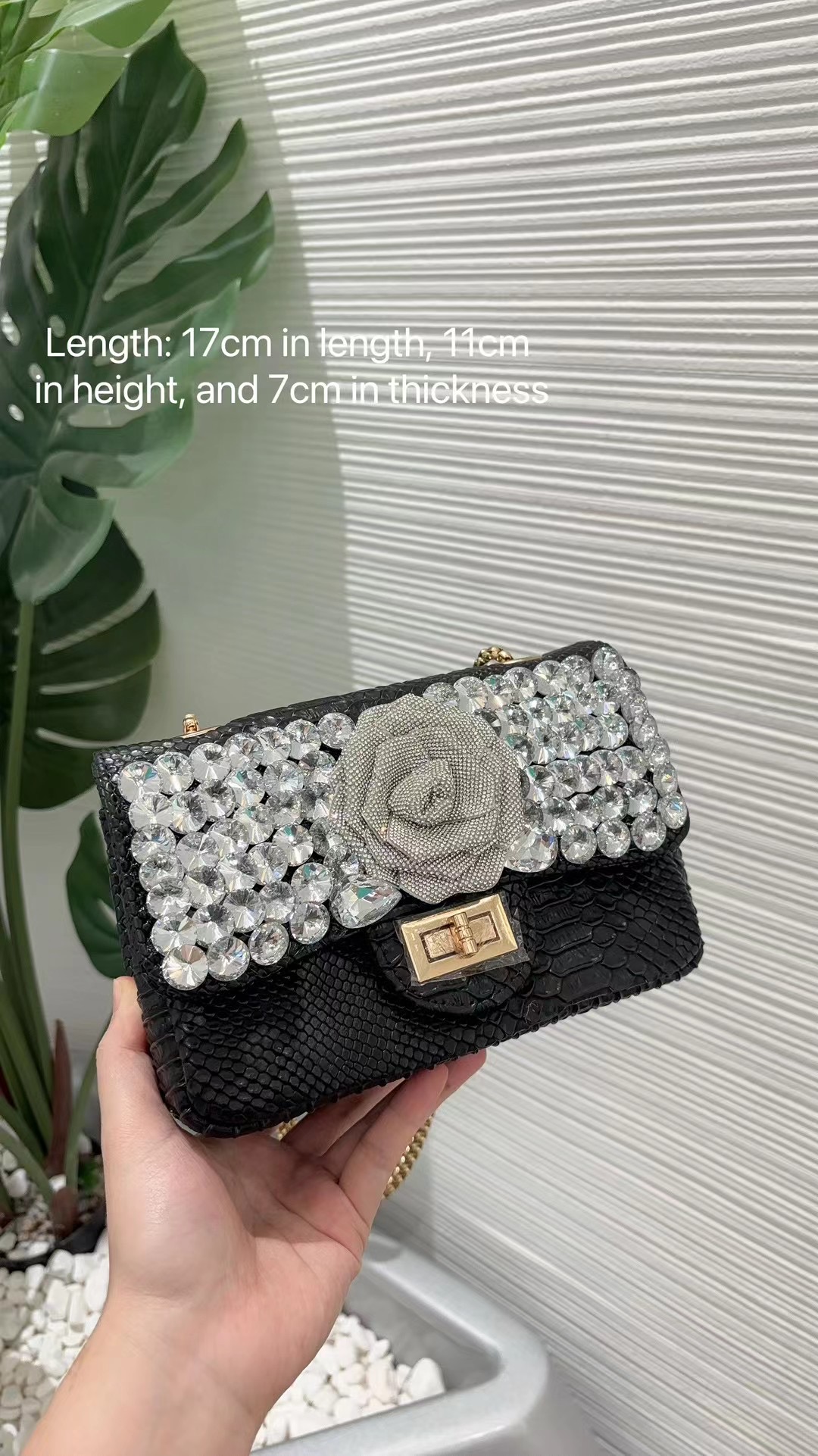 Diamond flower Mini Shoulder Bag 2 - Luxury Bags - 4