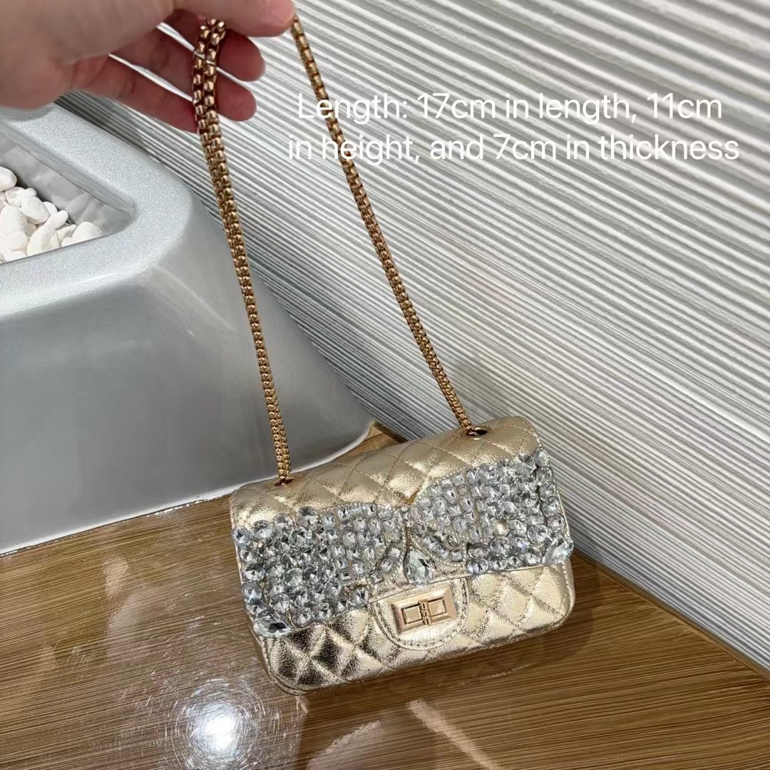 Diamond Bow Mini Shoulder Bag - Luxury Bags - 2