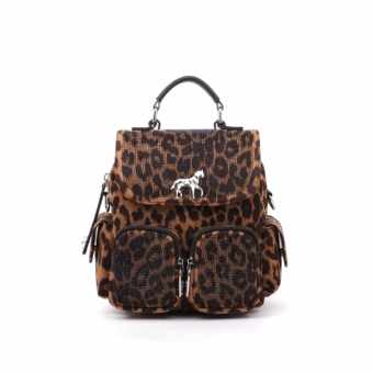 EYE THEME Leopard print  mini Backpack pack bag for girls women and Adult