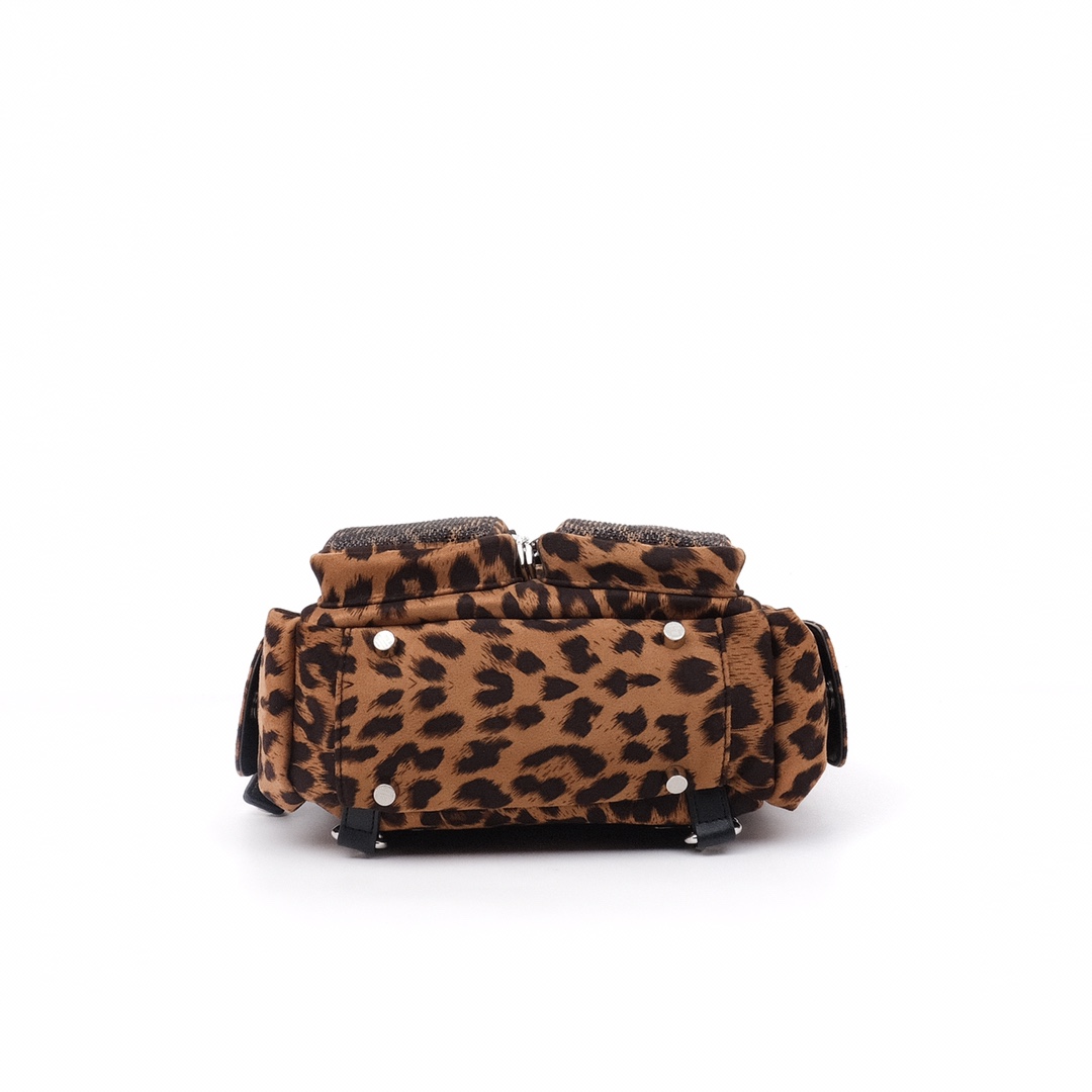 EYE THEME Leopard print  mini Backpack pack bag for girls women and Adult - Shoulder Bag - 5