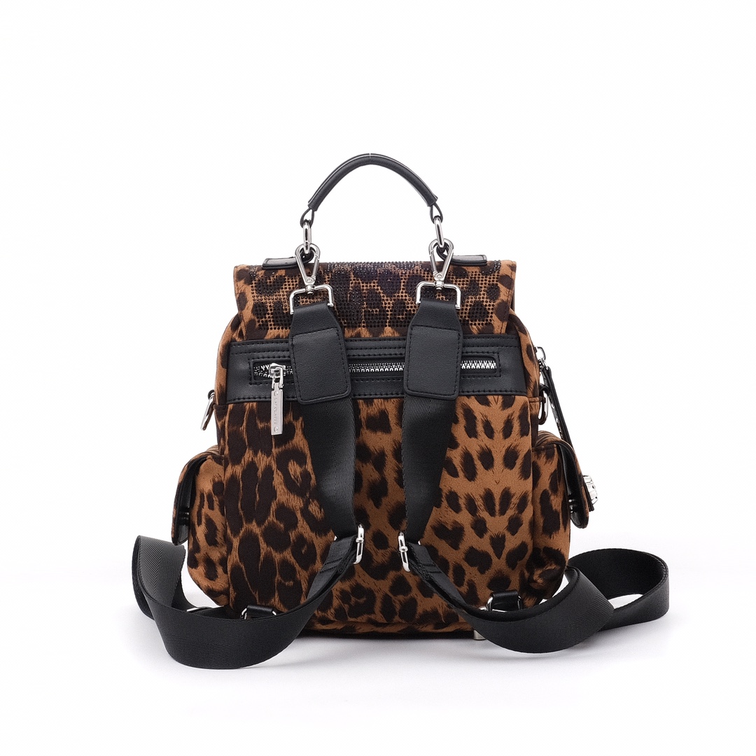 EYE THEME Leopard print  mini Backpack pack bag for girls women and Adult - Shoulder Bag - 6