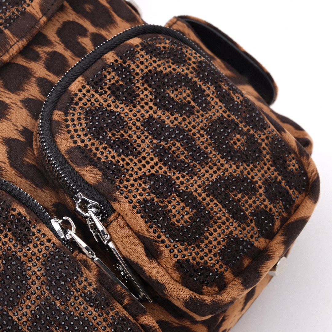 EYE THEME Leopard print  mini Backpack pack bag for girls women and Adult - Shoulder Bag - 7