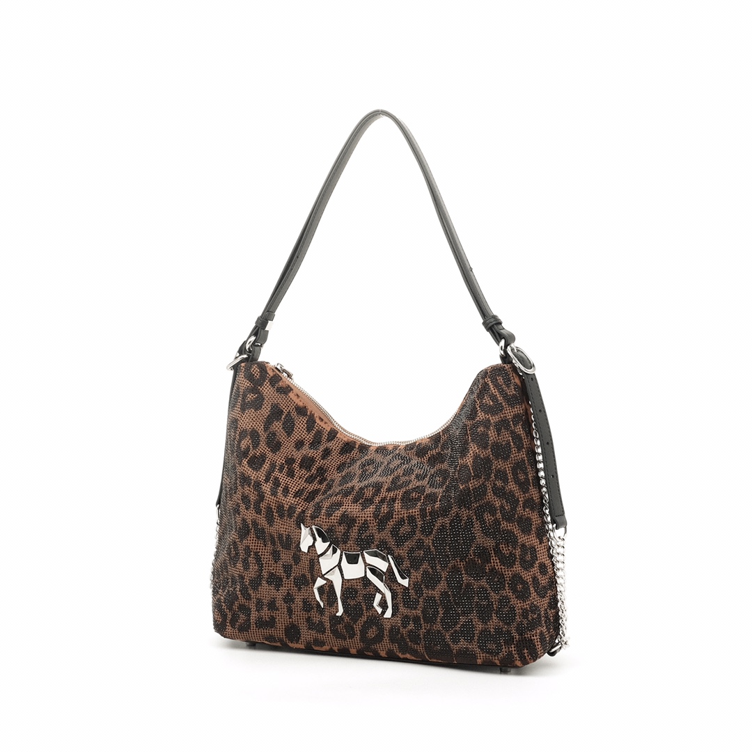 EYE THEME Leopard Print Purse Leopard Handbags For Women - Ladies Handbag - 5